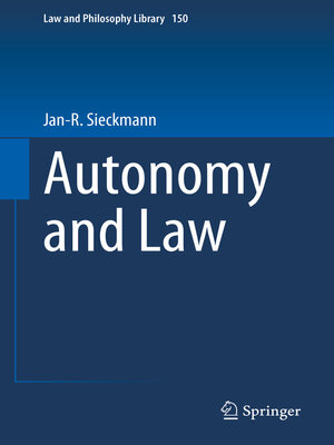 cover image of Autonomy and Law